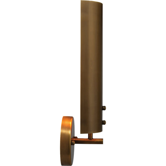 Olympic Wall Sconce by Jamie Young in antique brass. Made from steel in a modern style.