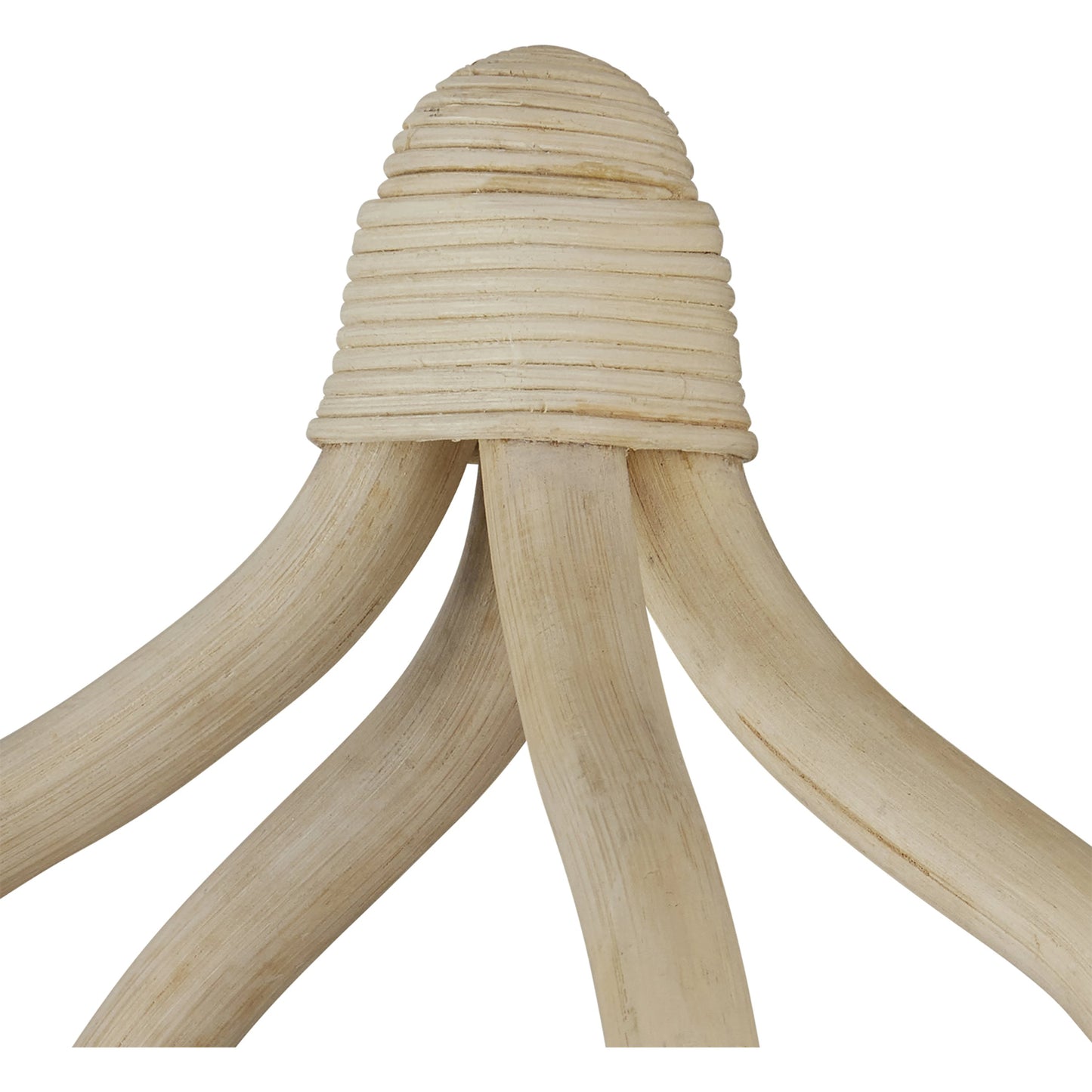 005 SI-2007905 | Closeup | Wanstead Ivory Wall Sconce by Currey and Company in bleached natural, antique pearl. Made from rattan, wrought iron in a cottage & farmhouse style.