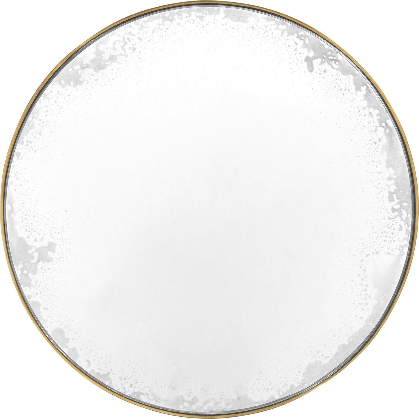 004 SR-847050 | Additional Silo | Luxe Round & Antique Glass Vanity Table by Jonathan Charles in antique satin gold brass. Made from brass in a modern style.