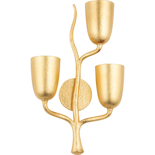 Vine Wall Sconce by Hudson Valley. Made from steel in a eclectic & global style.