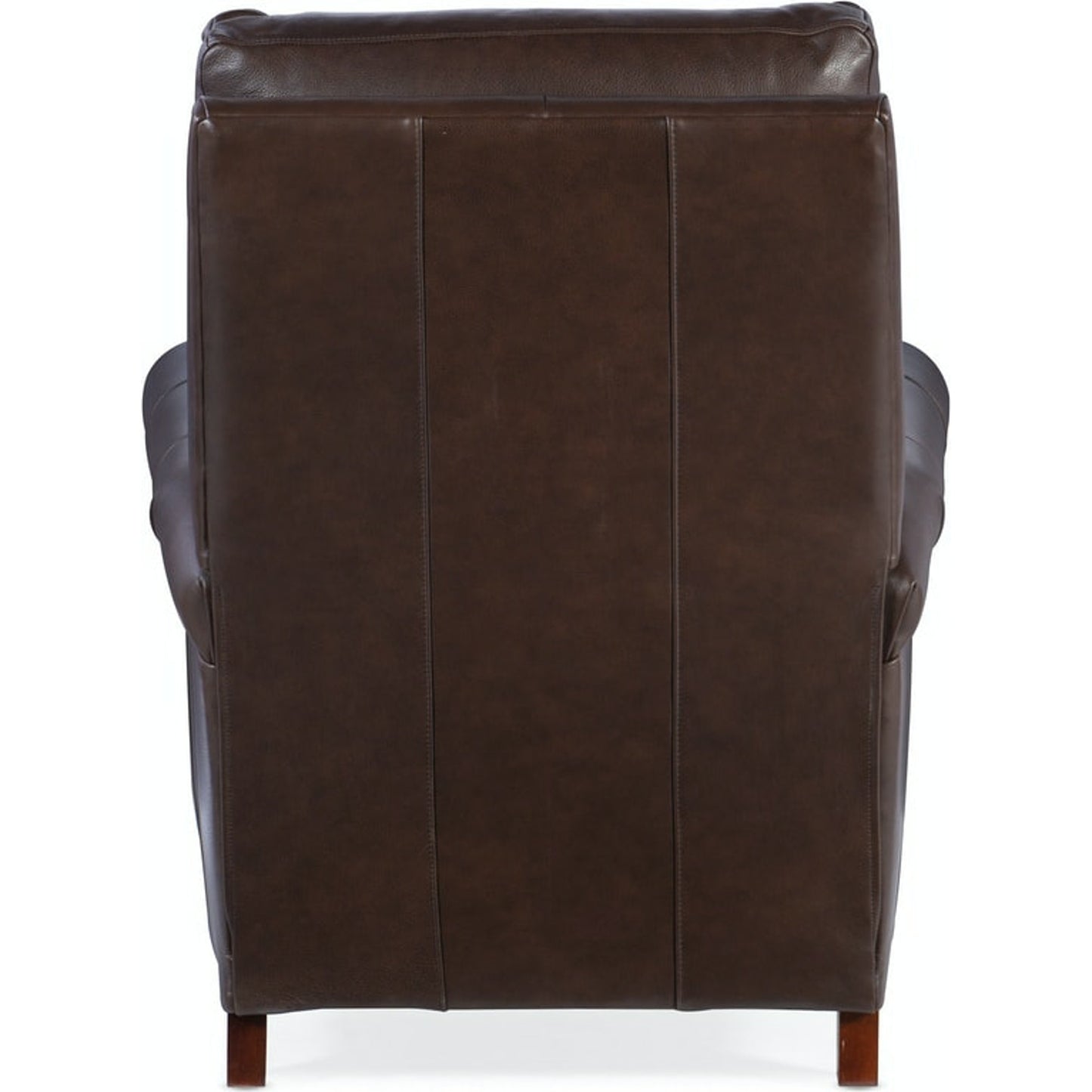 003 SI-1873122 | Additional Silo | Haskins 3-WAY Reclining Lounger by Bradington-Young by Hooker Furniture in brown and mahogany finish. Made from 100% leather in a unique style.