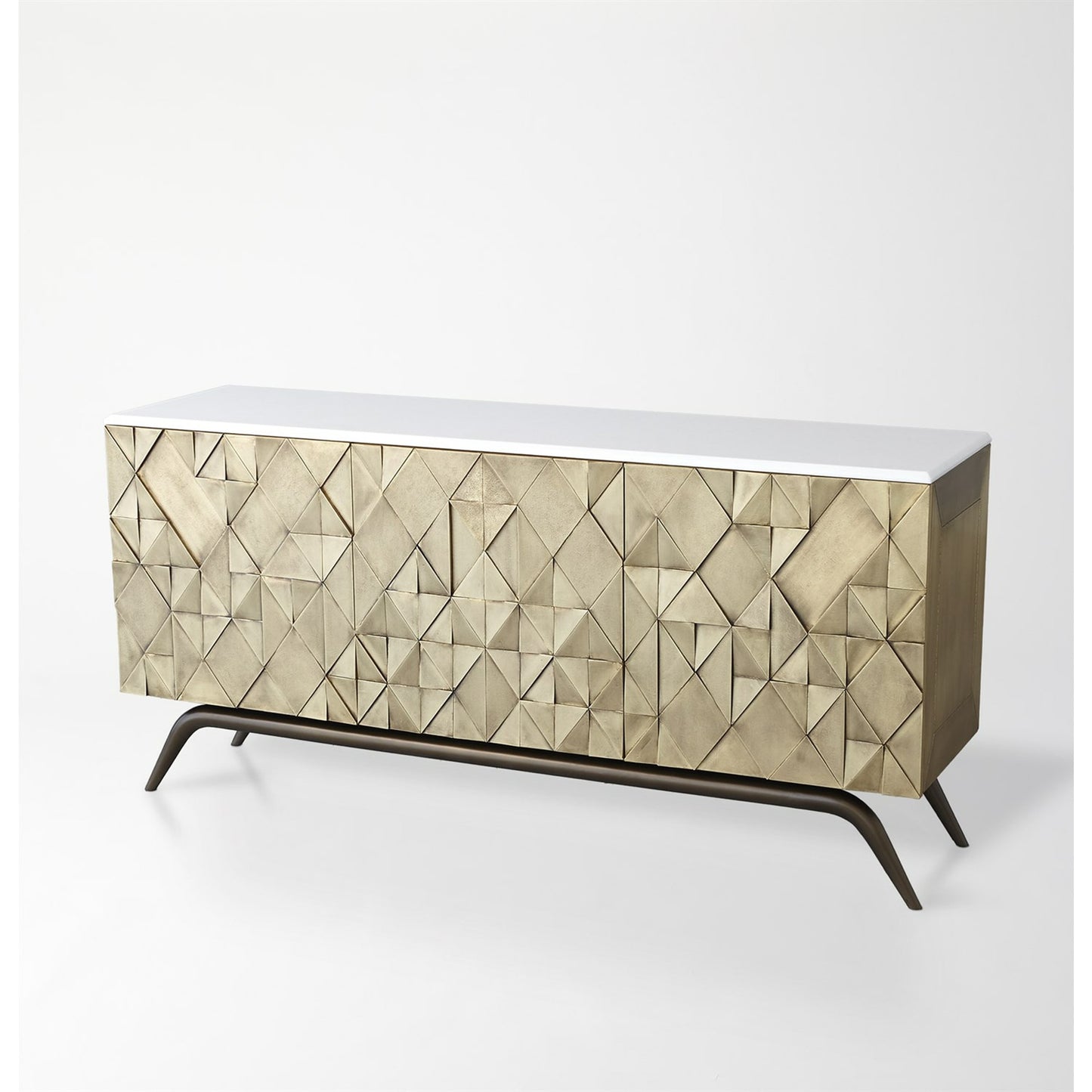 017 SR-940077 | Unknown | Triangle Cabinet by Global Views. Made from unique in a modern style.