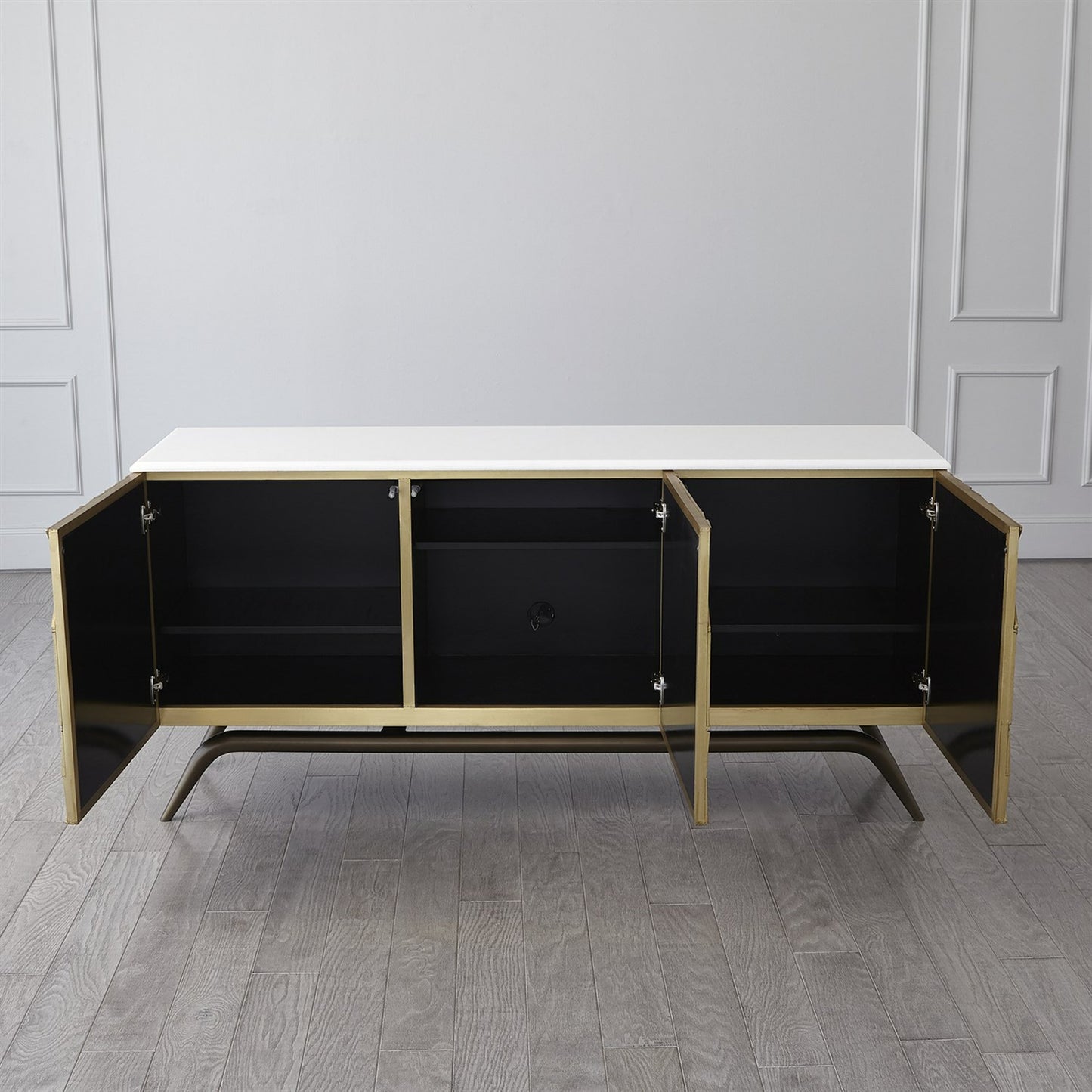 020 SR-940077 | Unknown | Triangle Cabinet by Global Views. Made from unique in a modern style.
