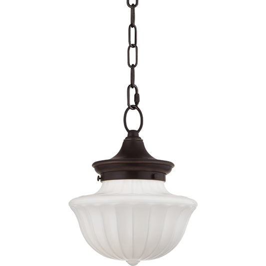 Dutchess Pendant Light by Hudson Valley. Made from steel in a traditional style.
