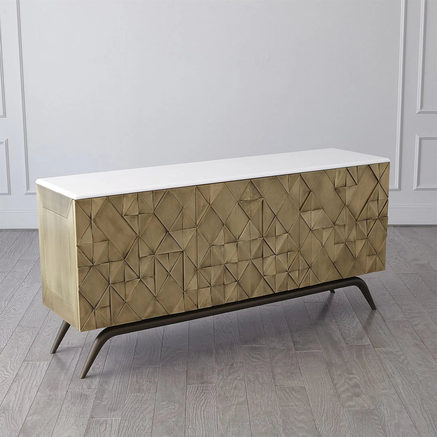 002 SR-940077 | Additional Silo | Triangle Cabinet by Global Views. Made from unique in a modern style.