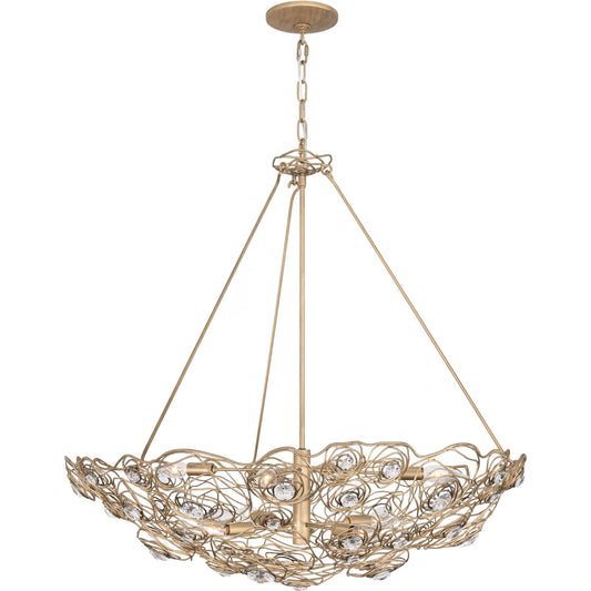 Ethereal Rose Inverted Pendant by Varaluz in havana gold ombre. Made from unique in a modern style.