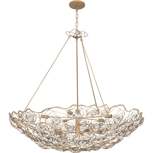 Ethereal Rose Inverted Pendant by Varaluz in havana gold ombre. Made from unique in a modern style.