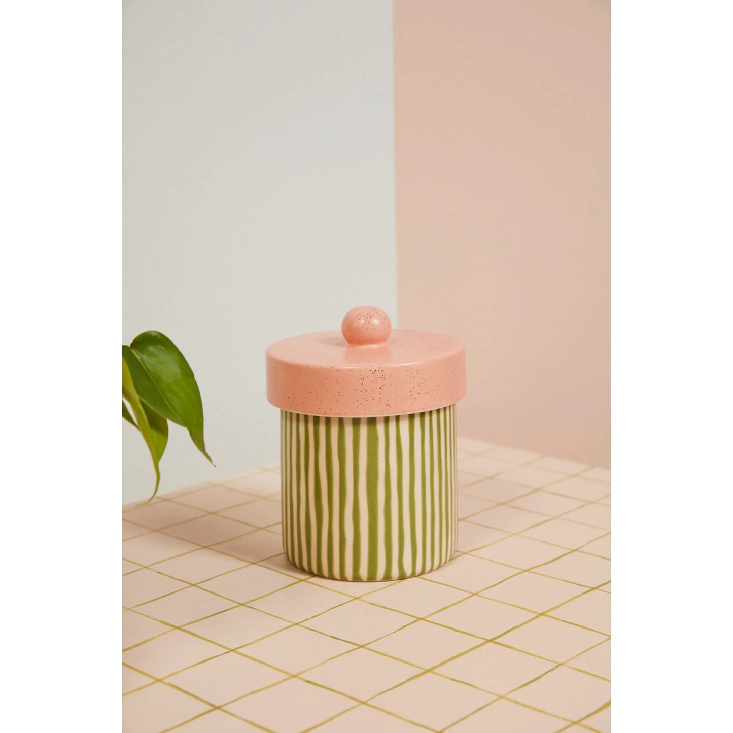 003 SI-2162770 | Lifestyle | Margot Canister by Accent Decor. Made from ceramic in a modern style.