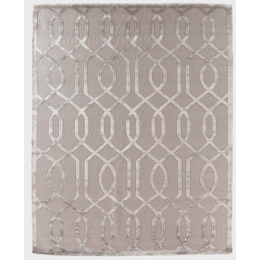 Metro Velvet Rug - Light Taupe by Exquisite Rugs in light taupe. Made from wool, viscose in a unique style.