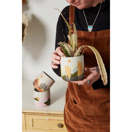 Mojave Pot 2 (Set of 2) by Accent Decor. Made from ceramic in a eclectic & global style.