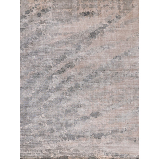 Koda 5071 Rug by Exquisite Rugs in gray. Made from bamboo silk in a unique style.
