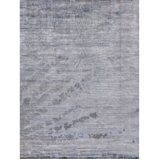 Koda 5072 Rug by Exquisite Rugs in ink blue, multi. Made from bamboo silk in a unique style.