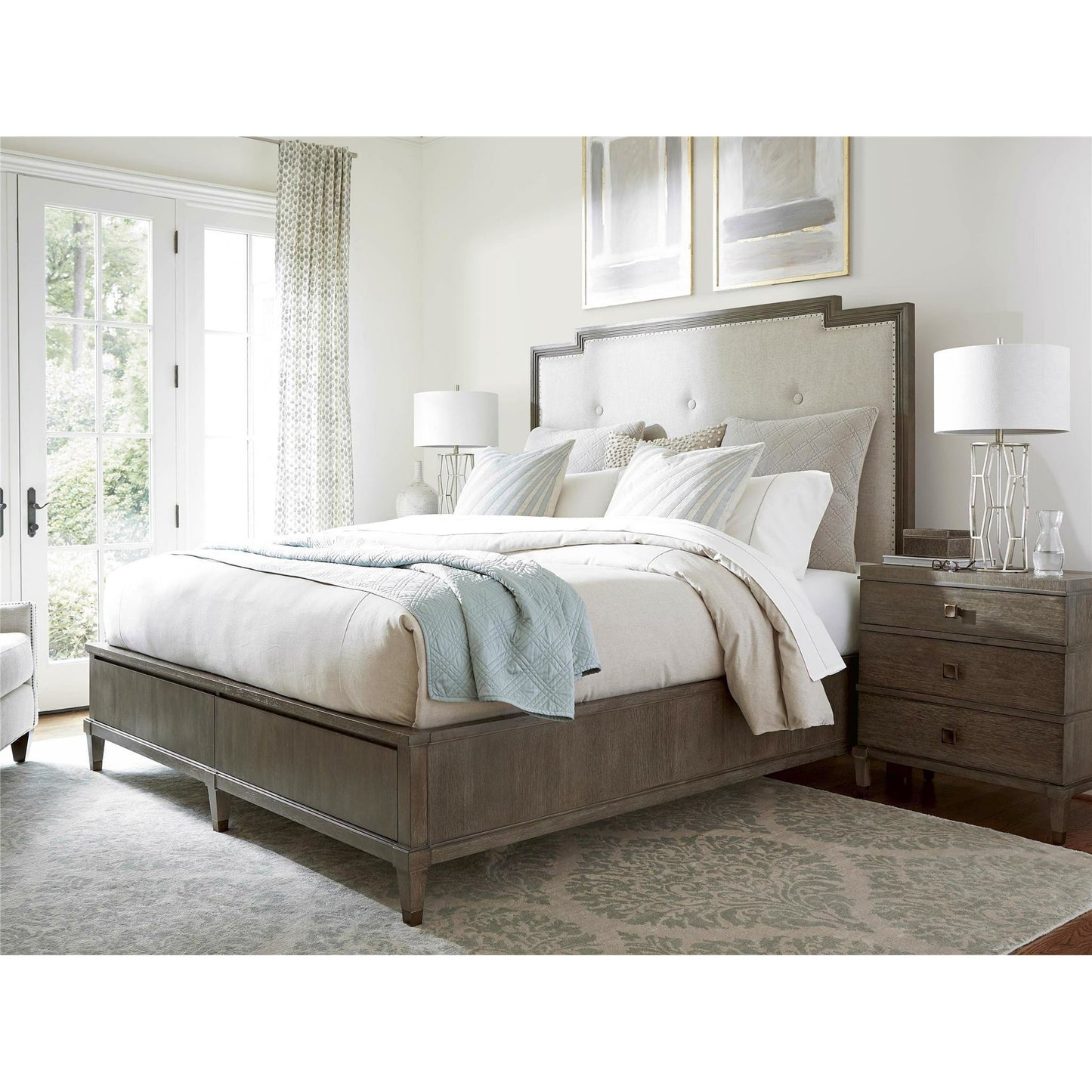 010 SR-813778 | Lifestyle | Playlist Nightstand by Universal Furniture in antique brass. Made from unique in a transitional style.