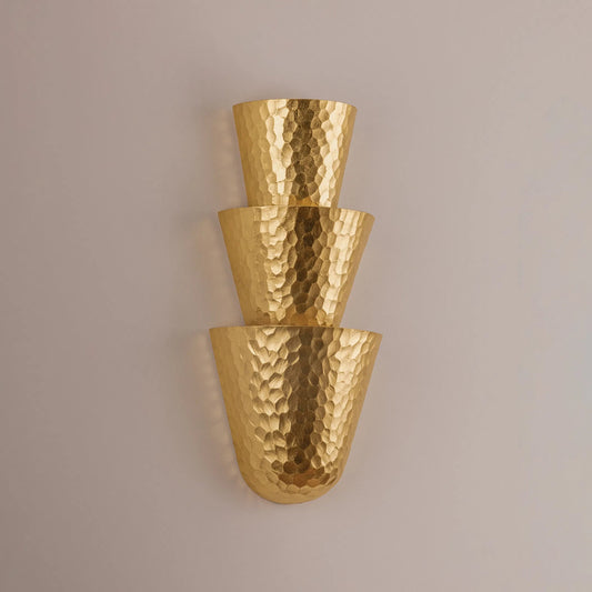 Bucharest Wall Sconce by Corbett. Made from iron in a modern style.