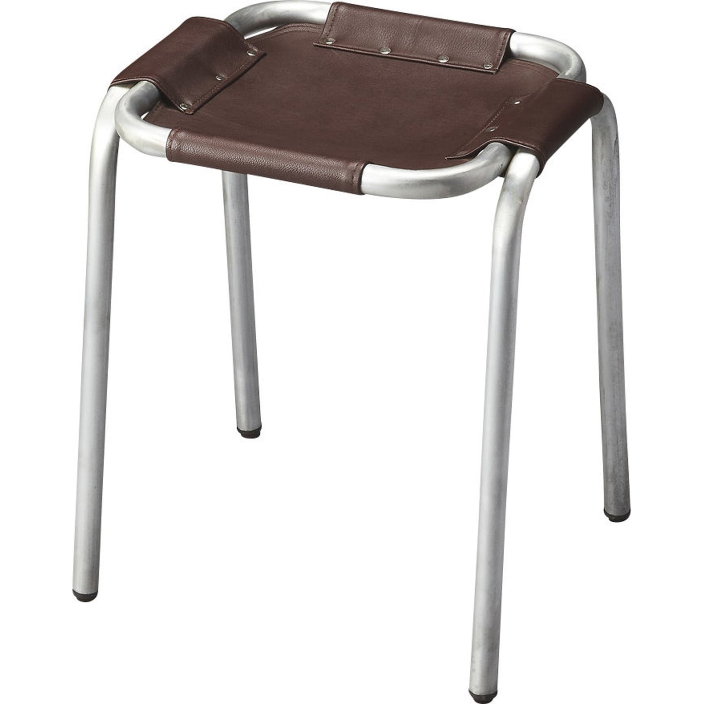 001 O-BUTLER-5089330 | Additional Silo | Putnam Industrial Chic Stool by Butler Specialty Company in multi-color and industrial chic. Made from canvas, zink finish in a modern style.