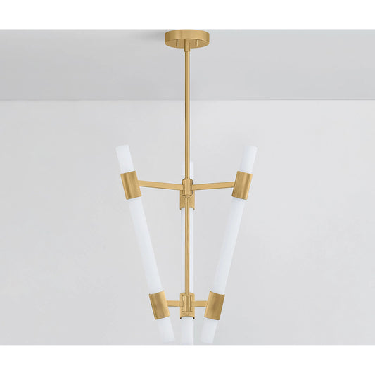 Krakow Lantern by Corbett in vintage brass. Made from brass in a modern style.