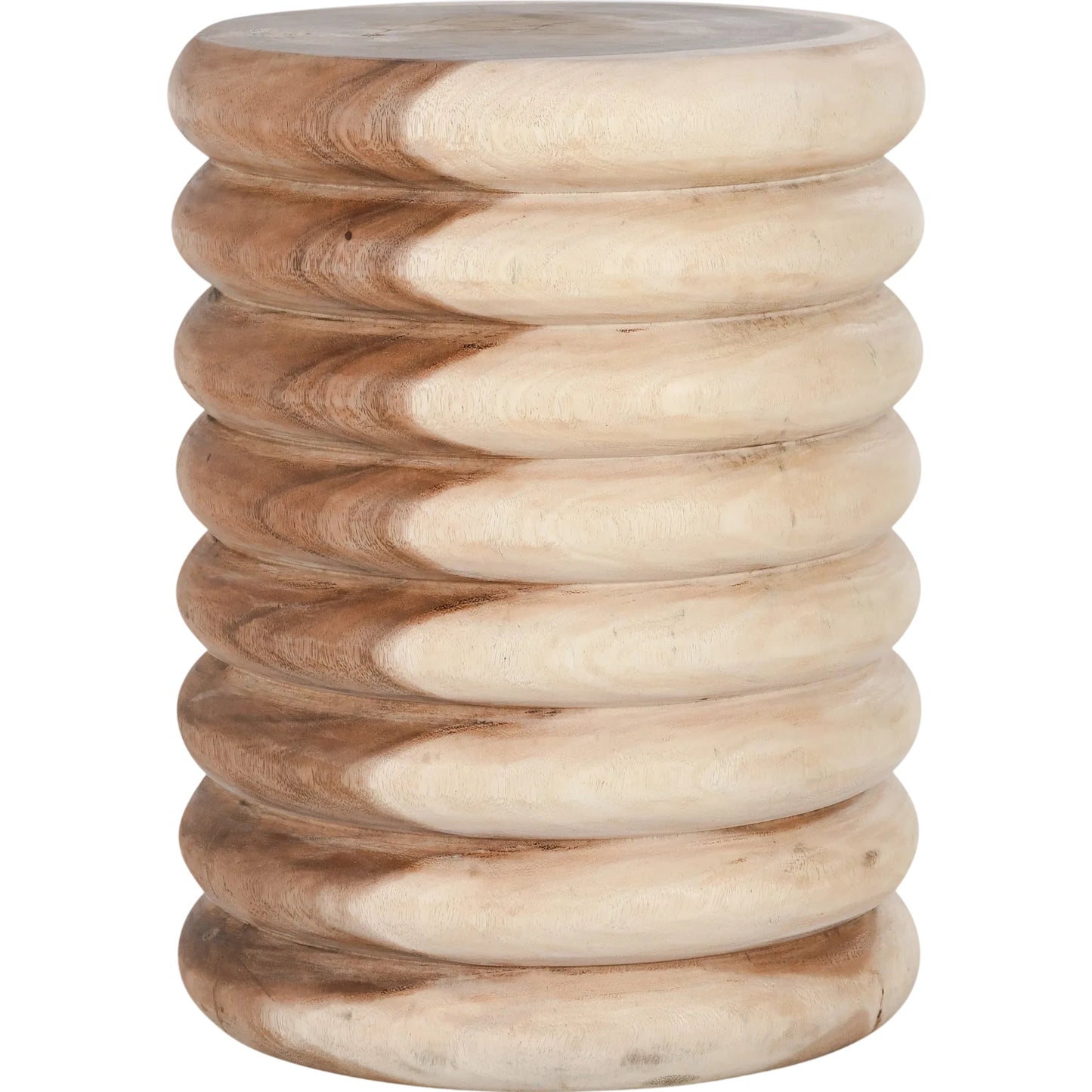 001 SI-2353703 | Primary Silo | Gala Round Meh Wood End Table by Classic Home in natural. Made from meh wood in a transitional style.