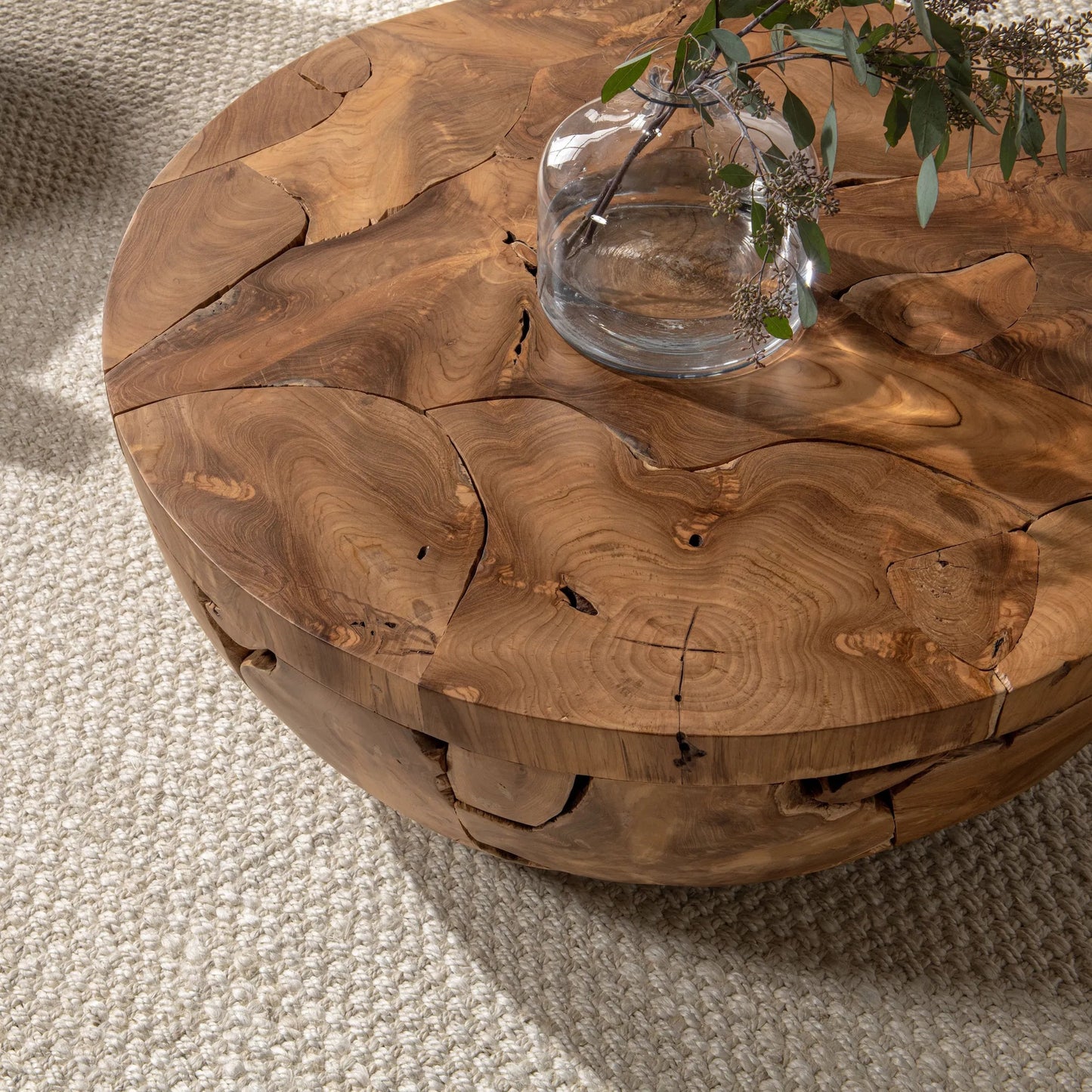 009 SI-2353706 | Lifestyle | Garford Teak Wood Coffee Table by Classic Home in brown. Made from teak wood in a modern style.