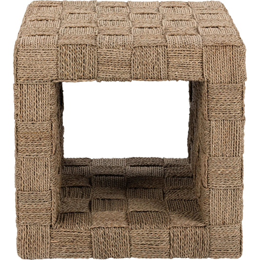 001 SI-2518804 | Primary Silo | Neyla End Table by Classic Home in natural. Made from seagrass, plywood in a rustic style.