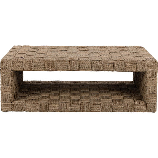 000 SI-2518806 | Primary Silo | Neyla Coffee Table by Classic Home in natural. Made from seagrass, plywood in a rustic style.