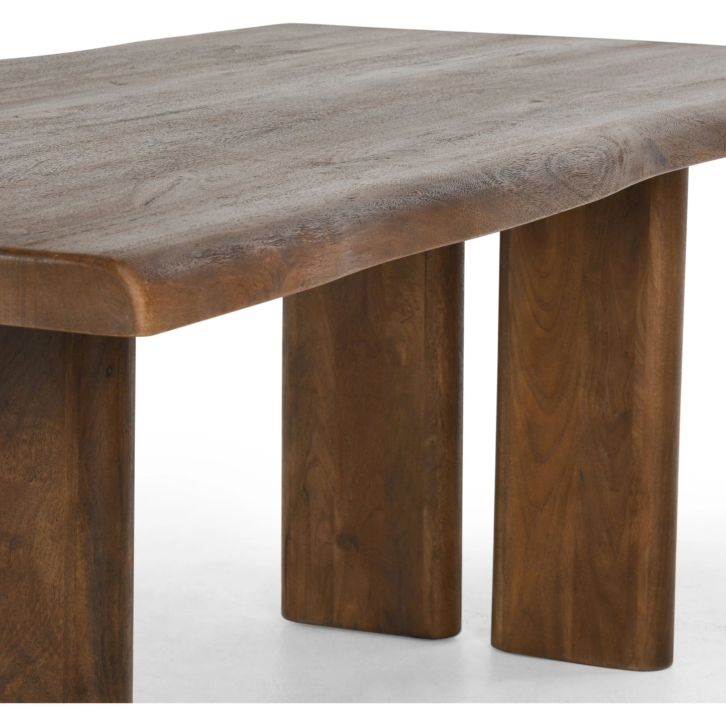 005 SI-2160254 | Closeup | Holmes Mango Wood Dining Table by Classic Home in brown. Made from mango wood in a modern style.