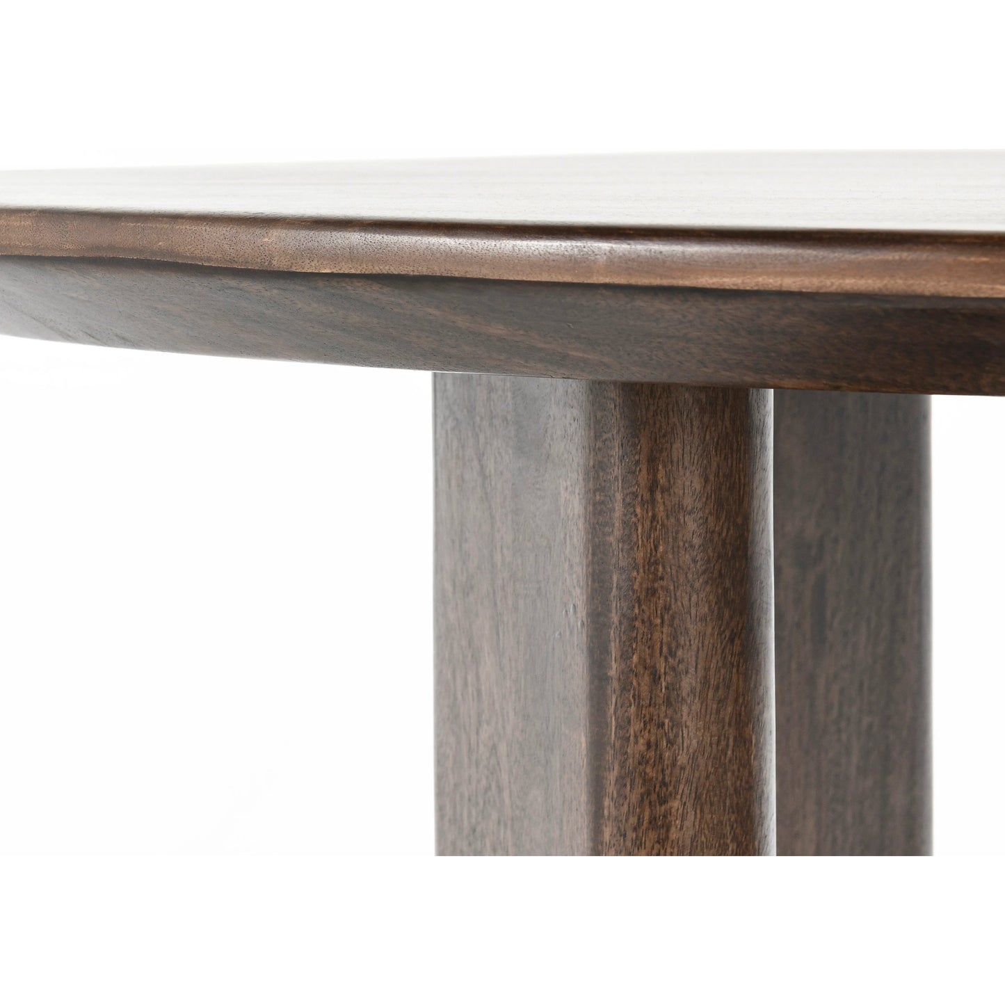 006 SI-2160255 | Closeup | Norwood Mango Wood Dining Table by Classic Home in brown. Made from mango wood in a modern style.