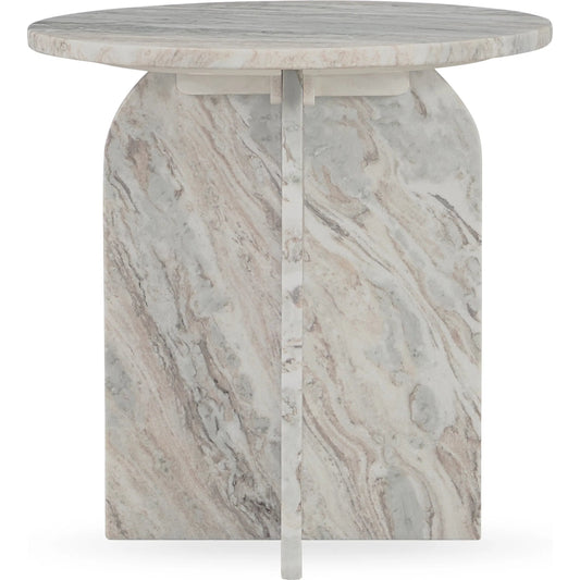 014 SI-2353818 | Primary Silo | Reilly Marble End Table by Classic Home in gray. Made from sawar toronto marble in a modern style.