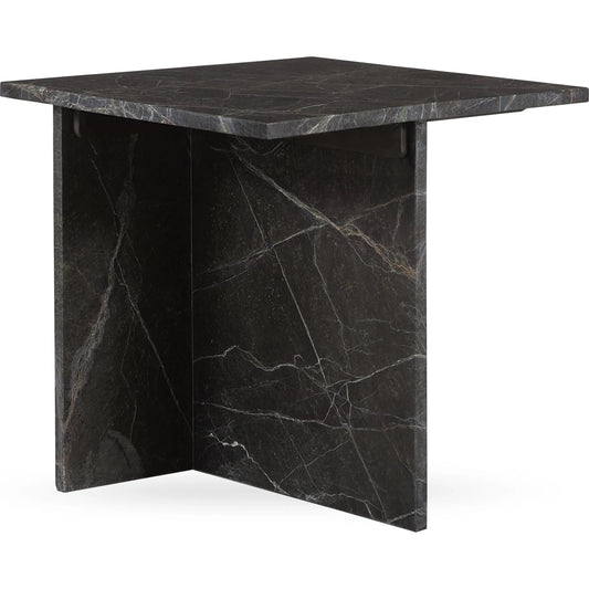 Bexly Marble End Table by Classic Home. Made from marble in a modern style.