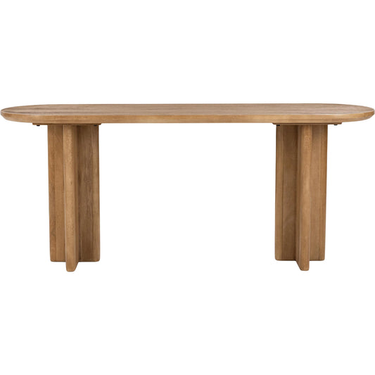 001 SI-2533197 | Primary Silo | Montengo Solid Console Table by Classic Home in natural maple. Made from mango wood in a unique style.
