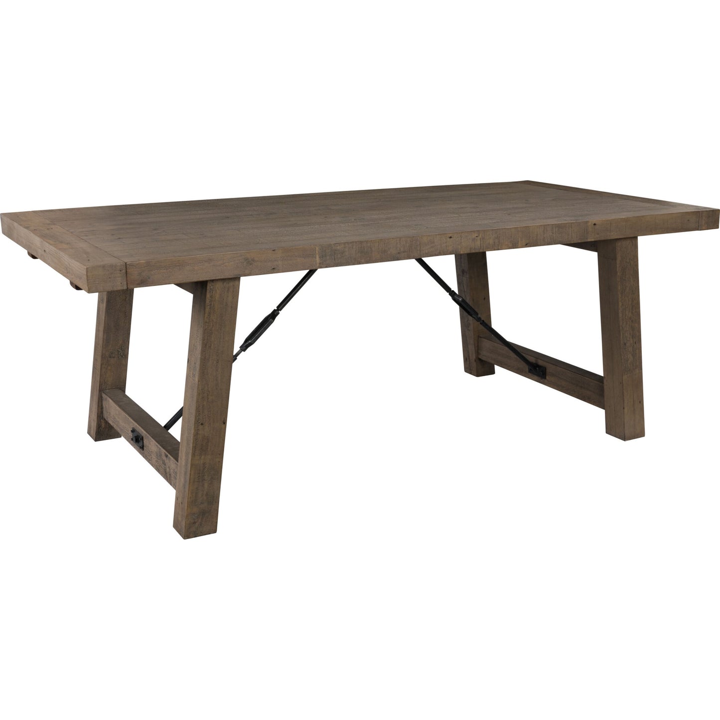 002 SR-897835 | Additional Silo | Tuscany Extension Dining Table by Kosas Home in desert gray. Made from reclaimed pine wood in a rustic style.