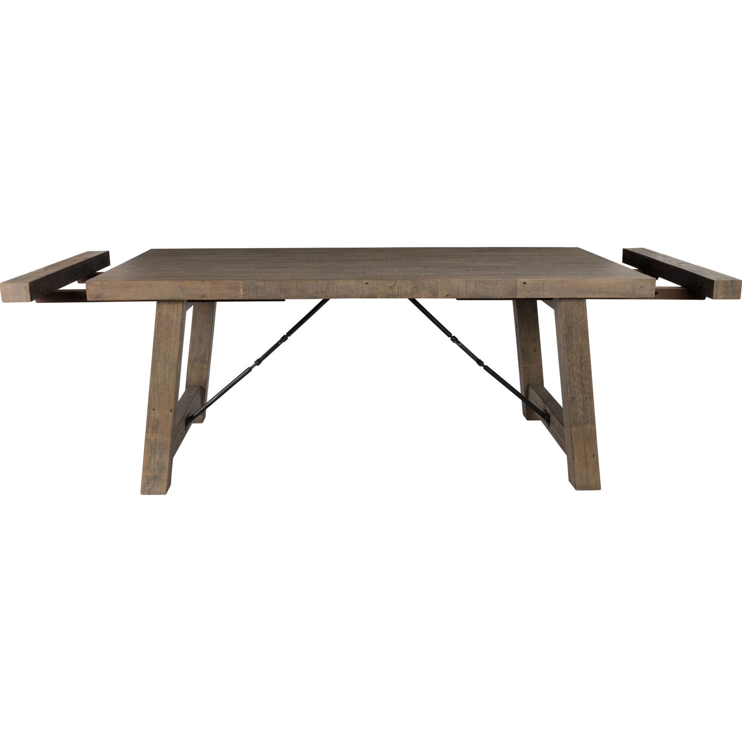 005 SR-897835 | Additional Silo | Tuscany Extension Dining Table by Kosas Home in desert gray. Made from reclaimed pine wood in a rustic style.