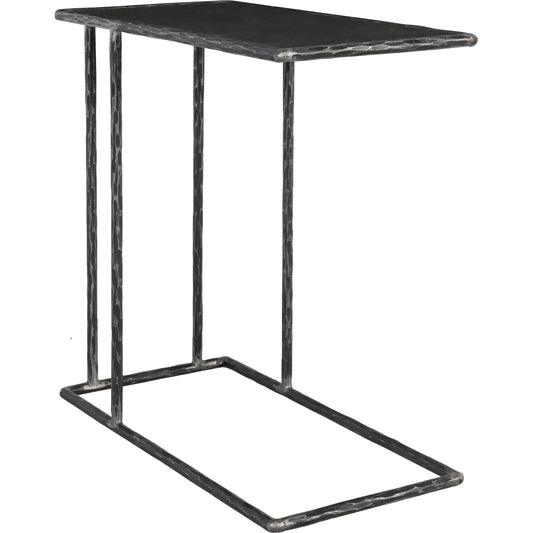 Arlo Metal Accent Table by Classic Home in blue stone. Made from blue stone, metal in a modern style.