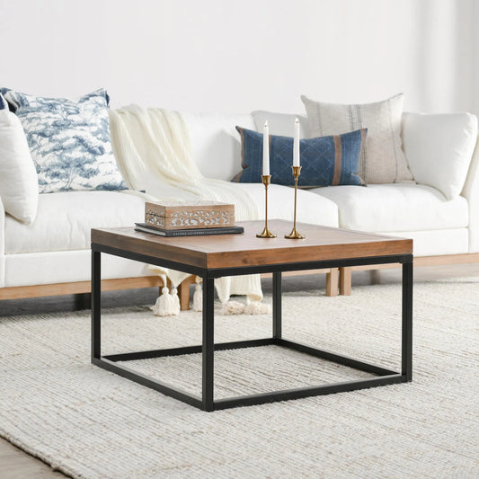 Chantel Coffee Table by Kosas Home in pine. Made from pine wood in a modern style.