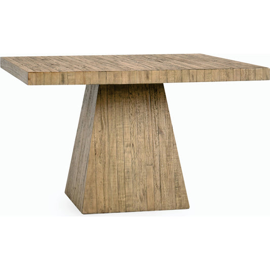 Montana Square Dining Table Natural by Classic Home in natural. Made from reclaimed pine in a modern style.