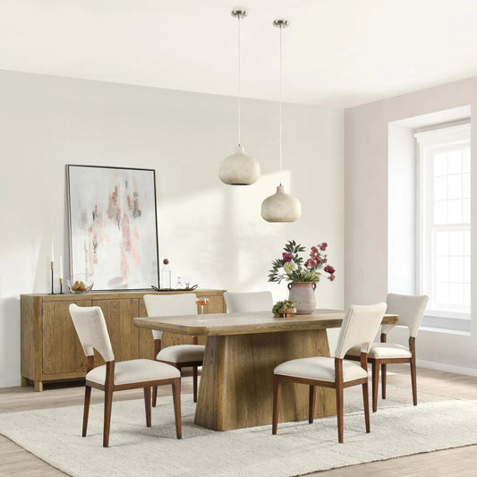 Orlando Dining Table by Classic Home. Made from oak veneer in a modern style.