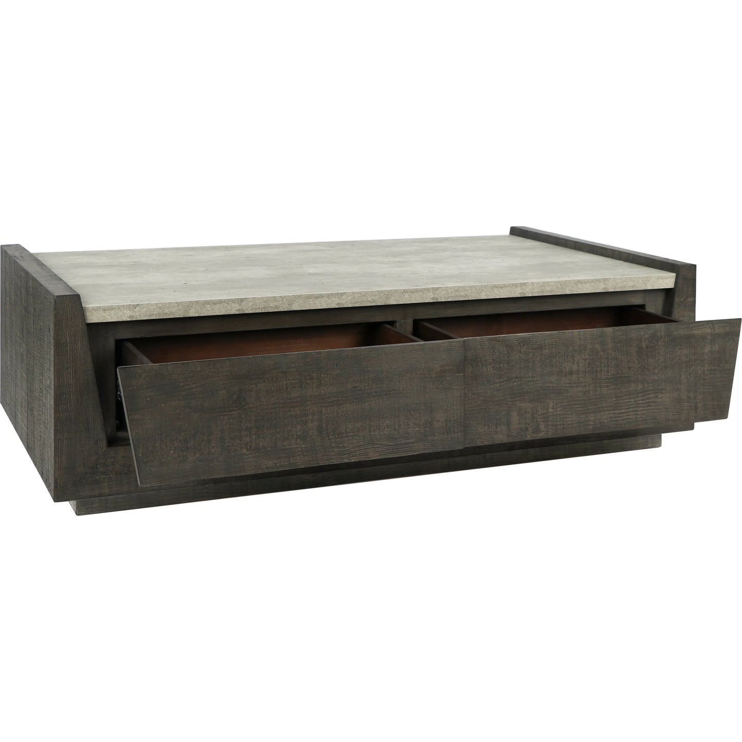 003 SI-2249235 | Additional Silo | Tori Reclaimed Wood Coffee Table by Classic Home in dark brown. Made from reclaimed pine, pallet skin in a modern style.