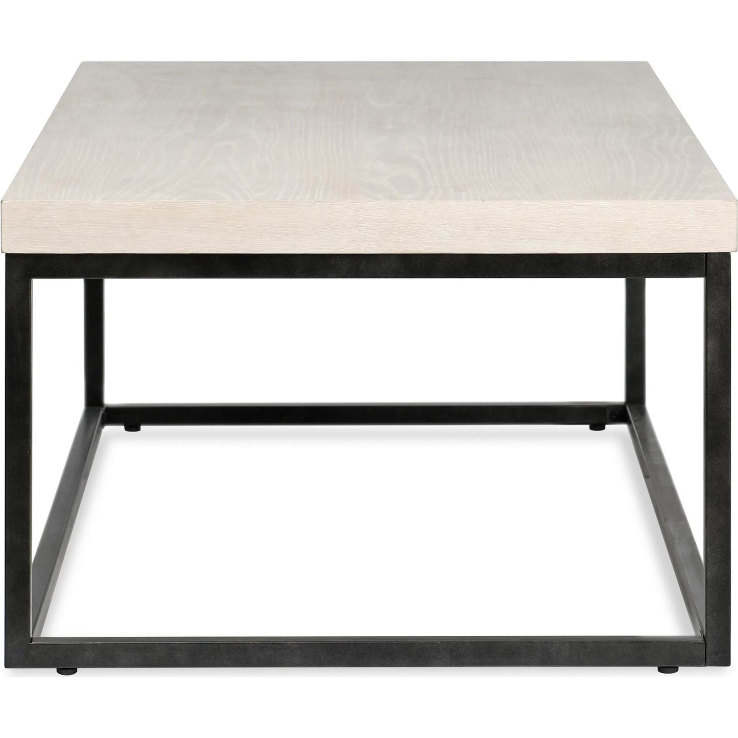 003 SI-2249239 | Additional Silo | Catta Rectangular Wood Coffee Table by Kosas Home in white, silver and white wash. Made from oak veneer, iron in a unique style.