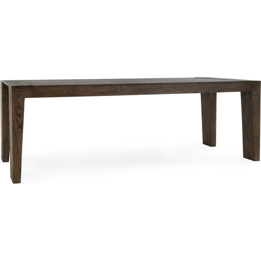 Troy 89" Reclaimed Oak Wood Dining Table by Classic Home in brown. Made from unique in a traditional style.