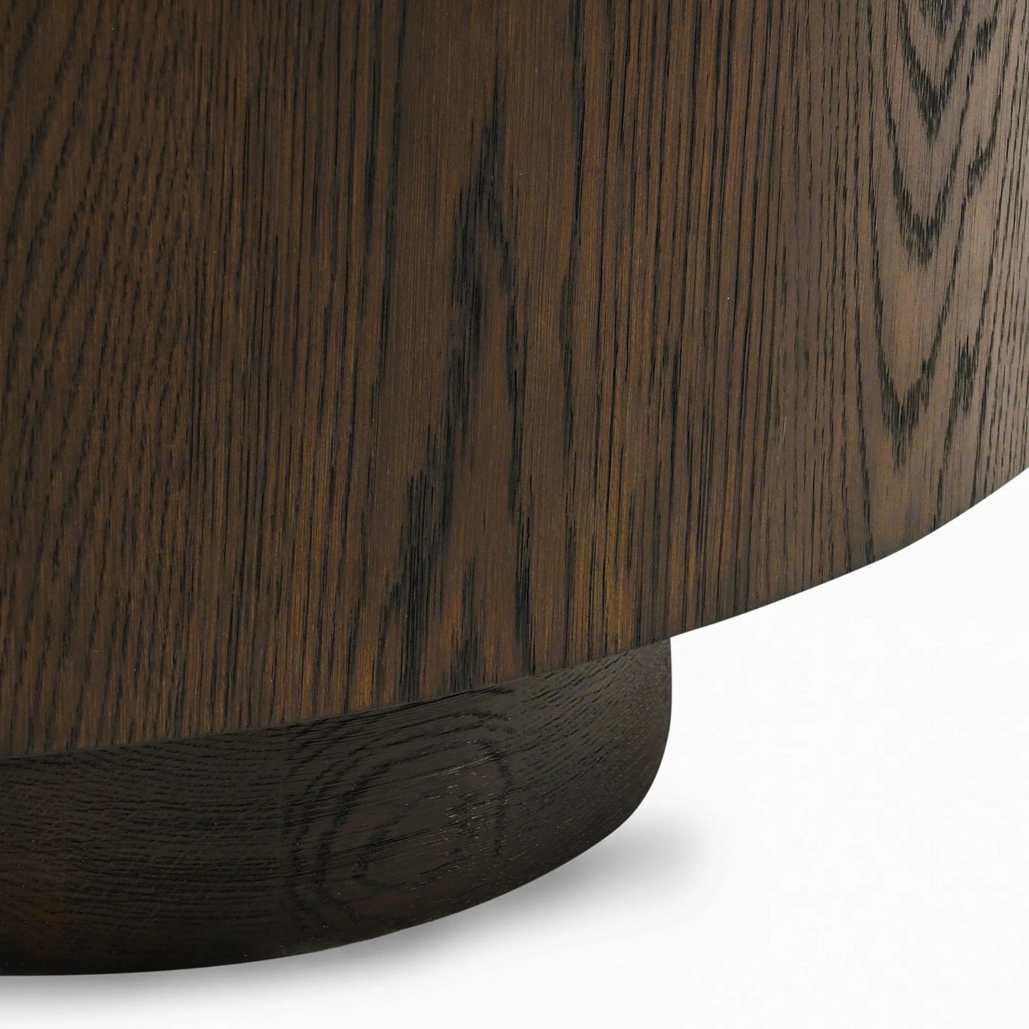 006 SI-2238840 | Closeup | Runa 42" Wood Coffee Table by Classic Home in brown. Made from oak veneer in a traditional style.