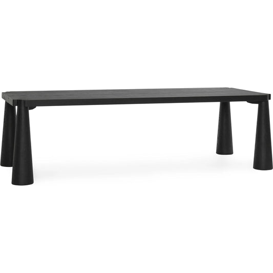 Atrop 102" Oak Wood Dining Table by Classic Home. Made from oak wood in a transitional style.