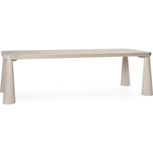 Atrop 102" Oak Wood Dining Table by Classic Home. Made from oak wood in a transitional style.