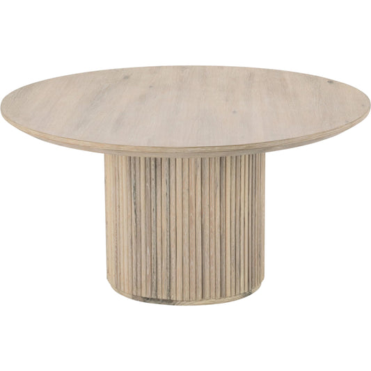 003 SI-2303286 | Primary Silo | Vander 55" Round Wood Dining Table by Classic Home. Made from oak veneer in a unique style.