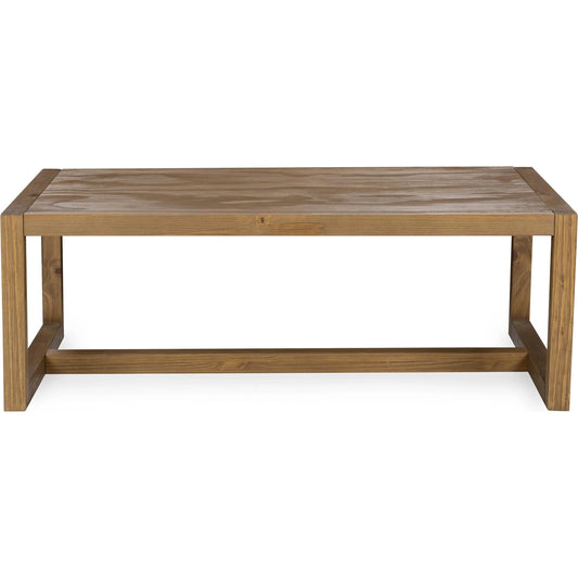 001 SI-2388548 | Primary Silo | Fenmore Coffee Table by Kosas Home in brown. Made from pine wood in a transitional style.