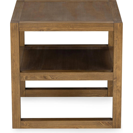 Fenmore End Table by Kosas Home. Made from pine wood in a transitional style.