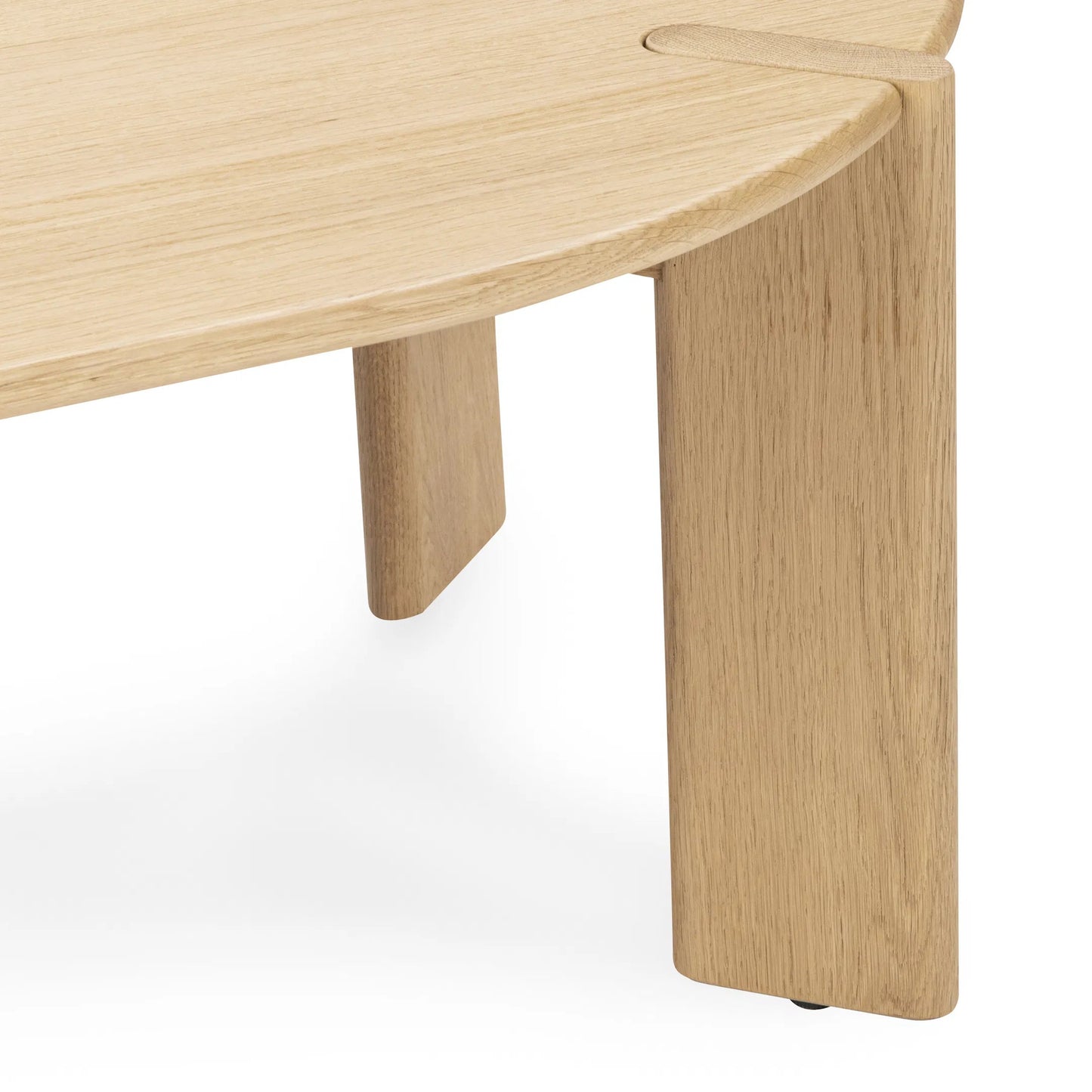 004 SI-2388520 | Additional Silo | Kering Oak Wood Oval Coffee Table by Kosas Home in natural. Made from solid oak wood in a unique style.