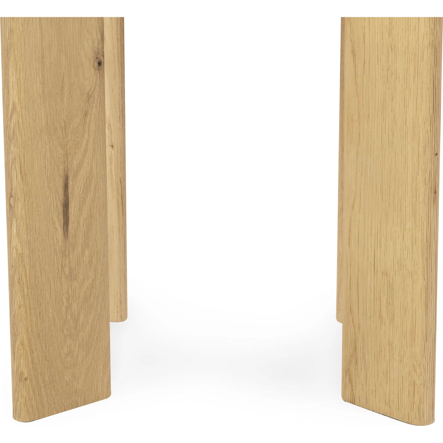 003 SI-2388521 | Additional Silo | Kering Oak Wood Round End Table by Kosas Home in natural. Made from solid oak wood in a unique style.