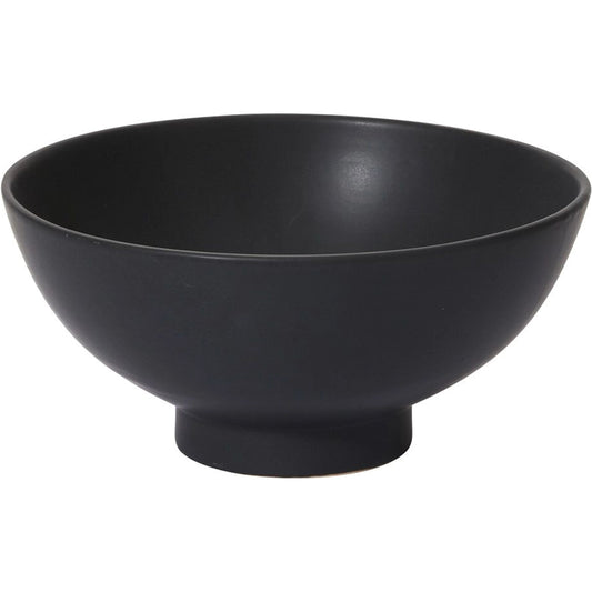 Fortis Bowl by Accent Decor in black. Made from ceramic in a modern style.