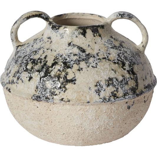 Croatia Vase by Accent Decor in blue. Made from ceramic in a modern style.