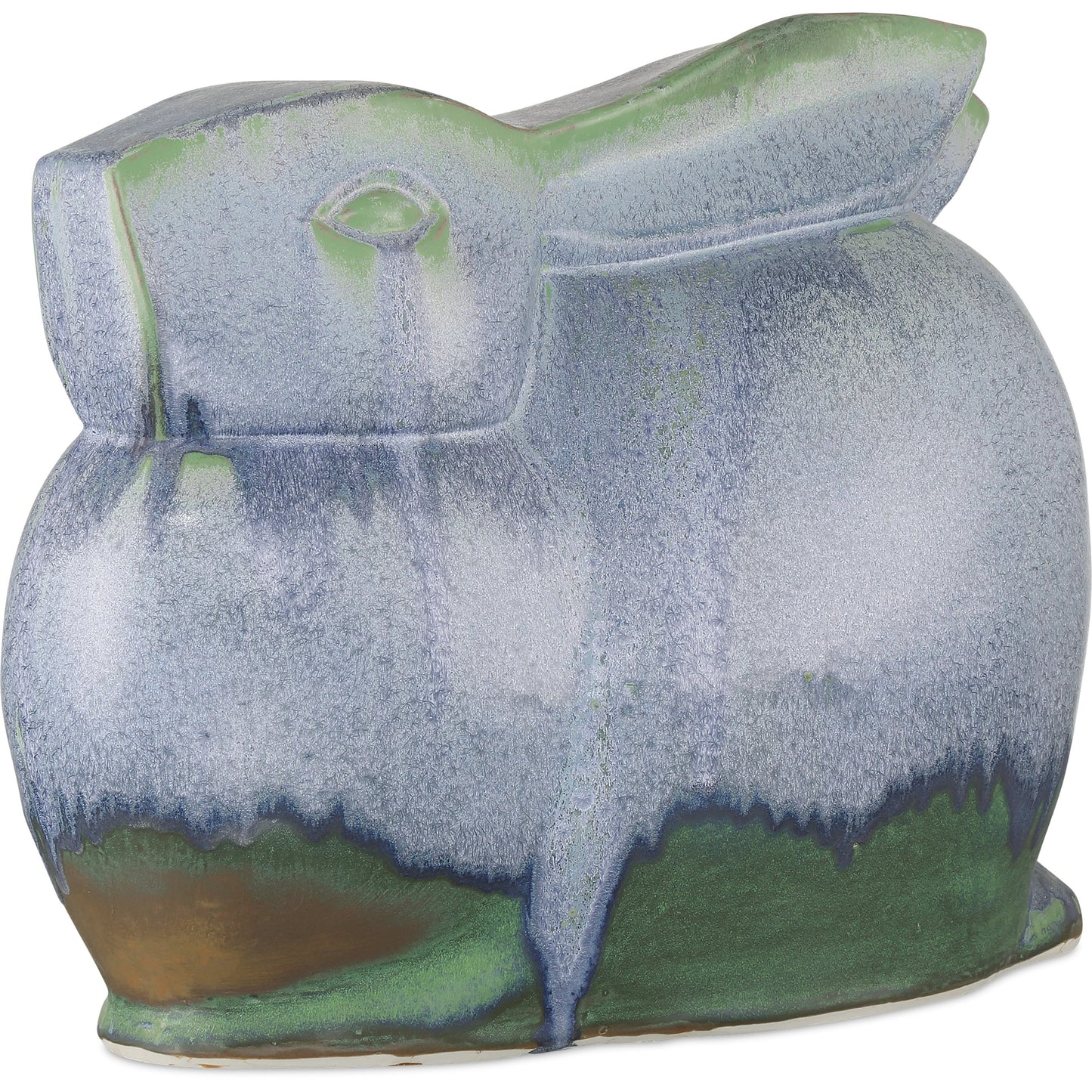 004 SI-2191764 | Additional Silo | Lapine Object by Currey and Company in reactive blue, green. Made from porcelain in a modern style.