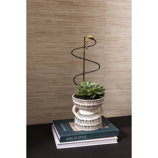 Amazon Pot by Accent Decor in white. Made from ceramic in a modern style.